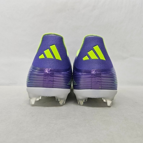 Adidas F50 League FG/MG Soccer Cleats JI0003 Purple Lucid Lemon Mens Size 10.5 - Picture 7 of 11
